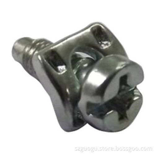 Wave pad combination screw, made of 10B21 iron